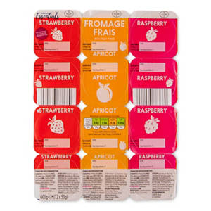 Strawberry, Apricot and Raspberry Fromage Frais