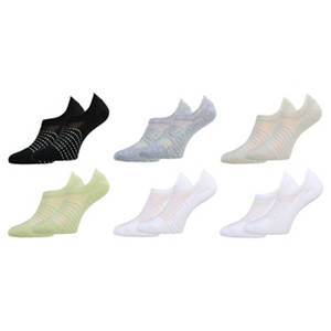 Damen oder Herren Fitness-Socken 6er-Pack, Weiß/Grün, 39/42