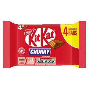 Kitkat Chunky Snacksize Bars 4 Pack