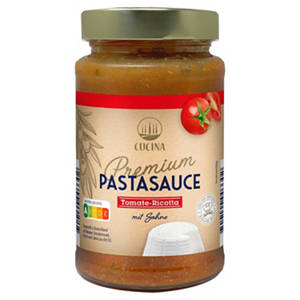 Premium Pastasaucen 400 ml, Tomate-Ricotta