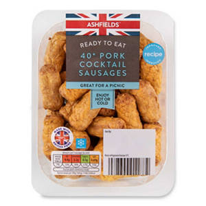 Pork Cocktail Sausages 40 Pack