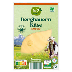 Bio-Bergbauernkäse 150g, Nussig