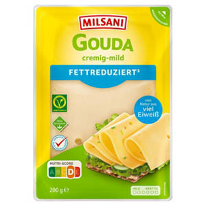 Fettred. Käse 200 g, Gouda mild