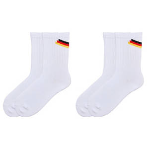 Damen oder Herren Socken, Crew 2er-Pack, 35/38