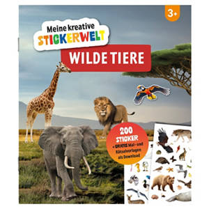 Mini Stickerbücher, Wilde Tiere