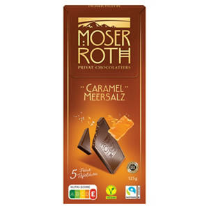 Schokolade 125g, Karamell-Meersalz
