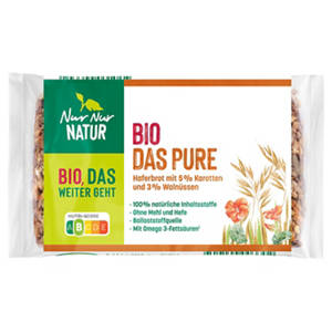 Bio-Haferbrot Das Pure 300 g, Karotte-Walnuss