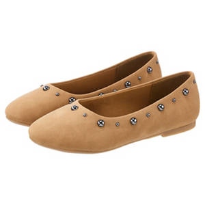 Kleinkinder/Kinder Ballerinas, Braun/Nieten, 30
