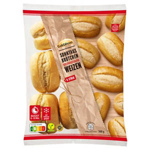 Sonntagsbrötchen Weizen 560 g