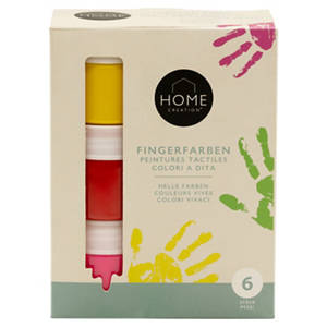 Kreativ-Set, Fingerfarben Neon- & Primärfarben