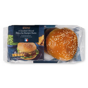 4 Brioche Burger Buns