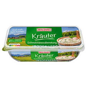 Schmelzkäsezubereitung 200 g, Kräuter