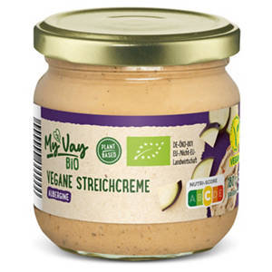 Vegane Bio-Streichcreme 180 g, Aubergine