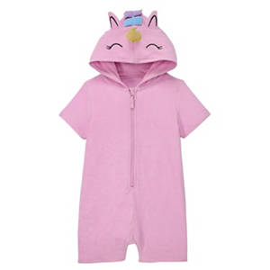 Kinder Frottee-Strandoverall, Einhorn, 98/104