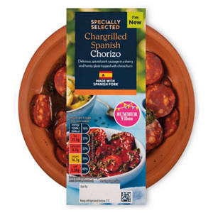 Tapas Selection, Chargrilled Spanish Chorizo