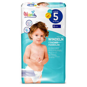 Windeln Größe 5 Jumbo, 72 Stück