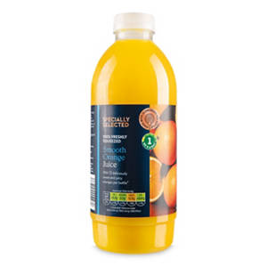 100% Freshly Squeezed Smooth Orange Juice