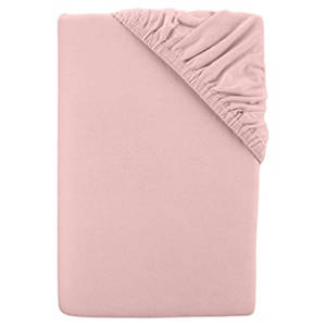 Supersoft Spannbetttuch, Rosa 180 - 200 x 200 cm