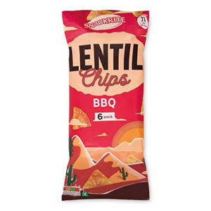 BBQ Lentil Chips 6 Pack