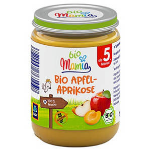 Bio-Früchte 190 g, Apfel-Aprikose