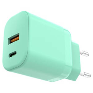 Smartphone-­Zubehör, 20 W Wandstecker, Türkis