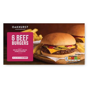 Beef Burgers 6 Pack