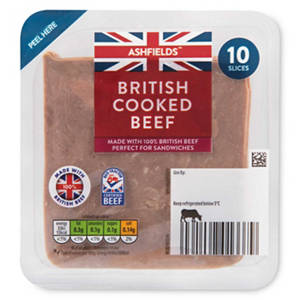 British Cooked Beef 10 Slices