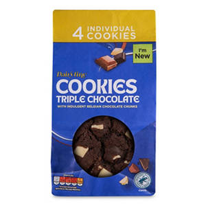 4 Triple Chocolate Cookies