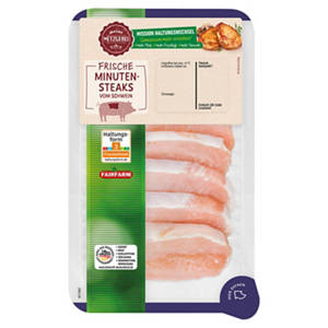 Schweine Minutensteaks 400 g