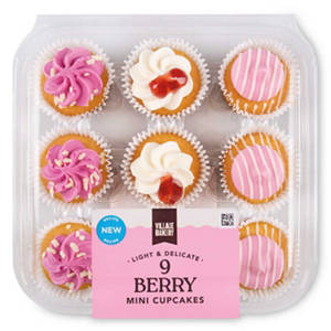Berry Mini Cupcakes