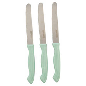 Küchenmesser-Set, Grün, Frühstücksmesser