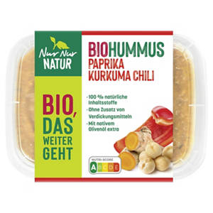 Bio-Hummus 150 g, Paprika-Kurkuma