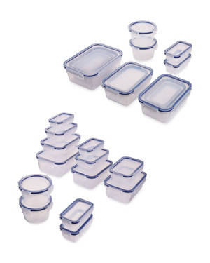 Food Storage Containers Set of 5 - Grey