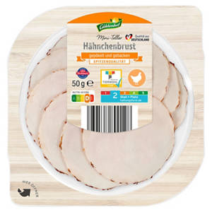 Mini Teller 50 g, Hähnchenbrust gebacken