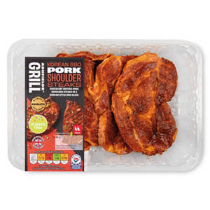 Korean BBQ Marinated Shoulder Steaks