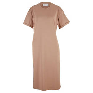 Damen Kleid, Taupe, M 40/42