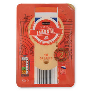 Dutch Emmental Cheese 16 Slices