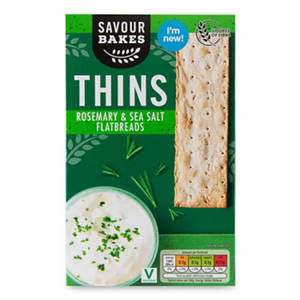 Rosemary & Sea Salt Flatbread Thins