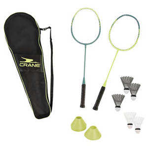 Badminton-Set, Badminton für Erwachsene, Grün