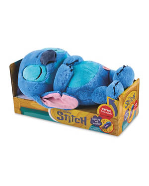 Winnie the Pooh or Stitch Disney Sleeping Character Plush Toy