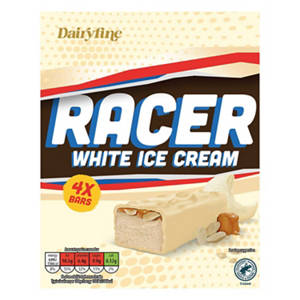 White Peanut Ice Cream Bars