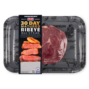 100% British Ribeye Steak 30 Day Matured
