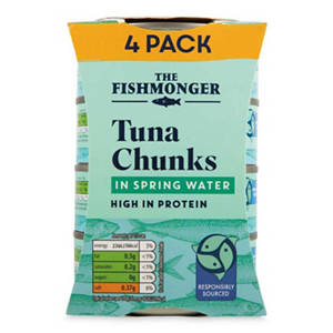 Tuna Chunks in Brine 4 x 145g (580g)