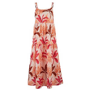 Damen Boho-Kleid, Blasslila, L 44/46