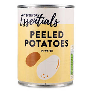 Peeled Potatoes in Water