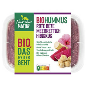 Bio-Hummus 150 g, Rote Beete-Meerrettich