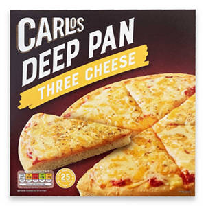 Three Cheese Deep Pan Pizza 385g