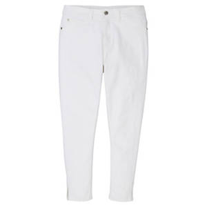 Damen Jeggings Cropped, Weiß, 38