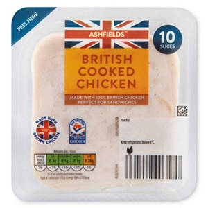 British Cooked Chicken 10 Slices