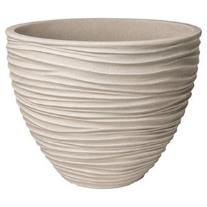 Rillen-Pflanztopf, Klein, Düne, Sand